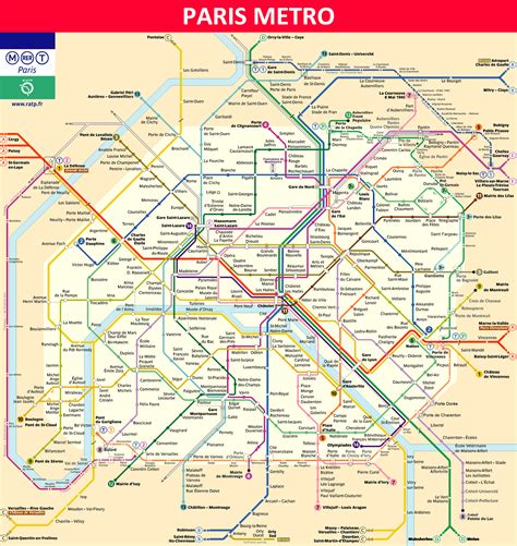 Paris Metro Map Discovery